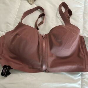 Women's Intimates Zip-Front Bra - Mauve
